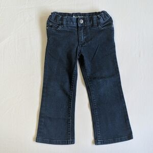 blueprint sears dark wash boot cut denim jeans 3T toddler girls